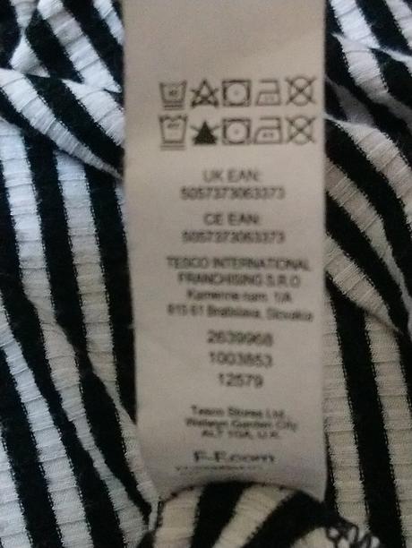 Dievčenské čierno biele šaty, f&f, f&f,122