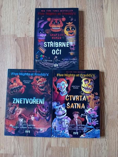 Grafický roman five nights at freddy's, 