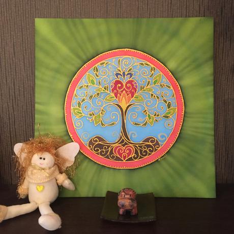 Strom zivota malovane na hodvab, 