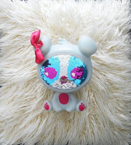 Zvieratko/bábika zequins s flitrami,