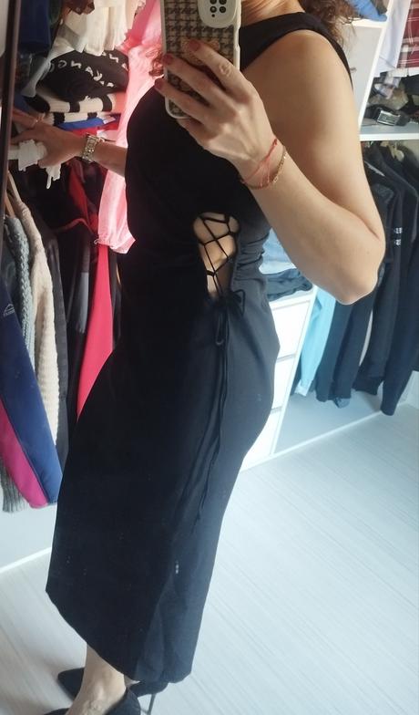 Čierne sexi saty, reserved,40