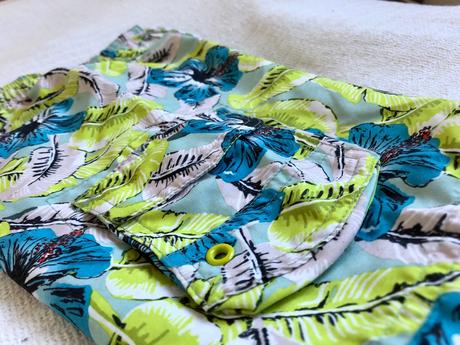 Plavky s nápaditým vzorom na 3 - 4r., marks & spencer,104