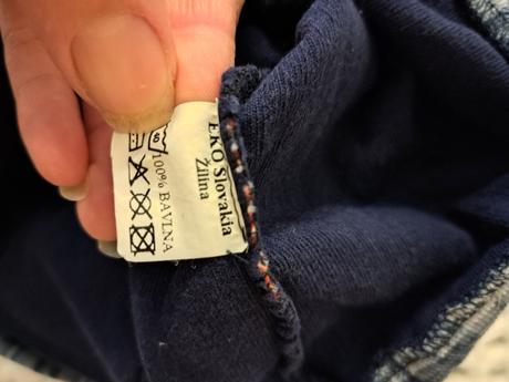 Modrá súprava nohavice - mikina, 74