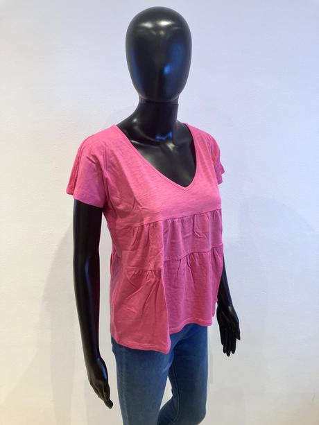 Dámske tričko ležérne ružové (xs), xs
