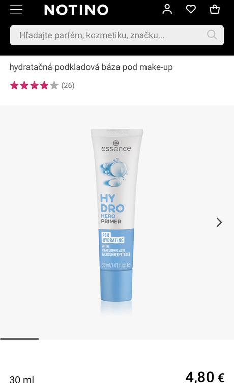 Nový hydro primer essence, 30 ml, 