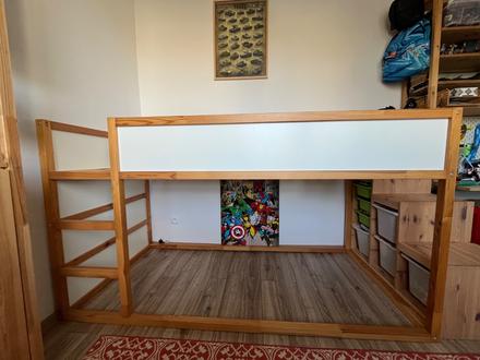 Posteľ ikea kura, šírka (cm): 90,dĺžka (cm): 200