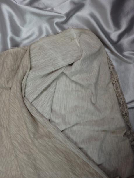 Kvalitné čipkované tričko, xl