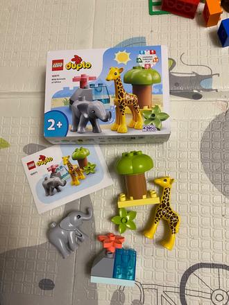 Lego duplo divoké zvieratká afriky 10971, 