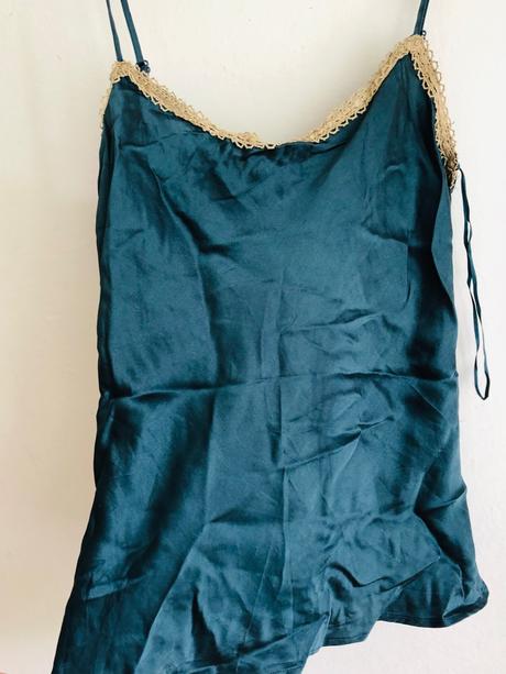 Hodvab pravy tielko top tricko velk s krasna farba, mango,s