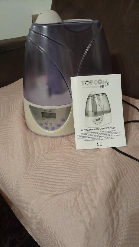 Zvlhčovač vzduchu, topcom