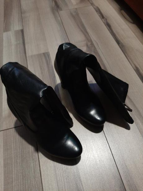 Čižmy kožené, lasocki,37