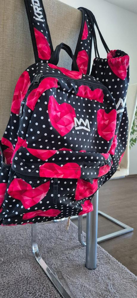 Skolska taška kroon+taska na prezuvky, 