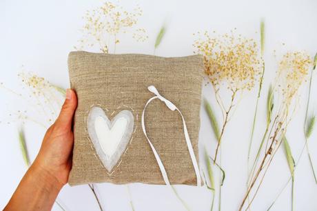 Vankúšik pod obrúčky ľanový, 