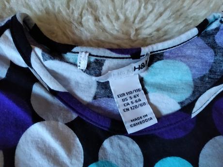 Šaty-tunika 110/116, h&m,110