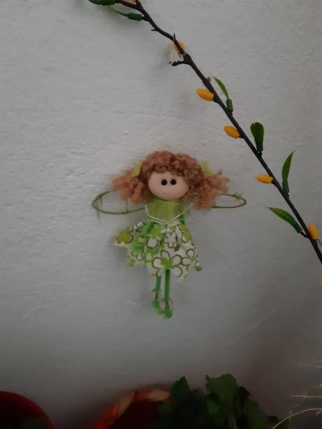 Mini babika - vila na zavesenie, dekoracia,