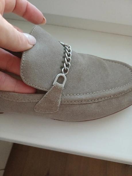 Semišové mokasíny topshop č.38, 38