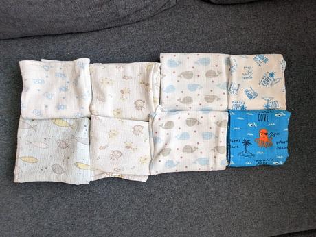 Látkové bavlnené plienočky, 