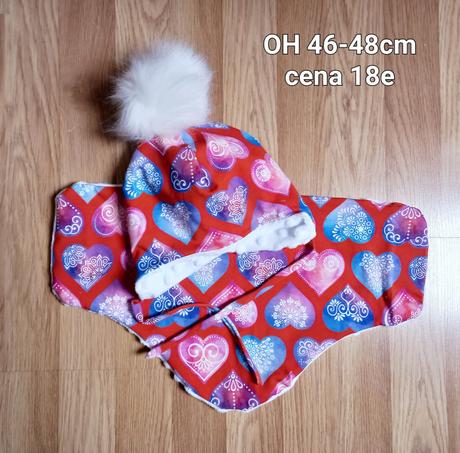 Set čiapka nakrcnik vianočný, 62 / 68 / 74 / 80 / 86