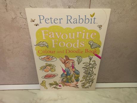 Peter rabbit - favourite foods colour and doodle, 