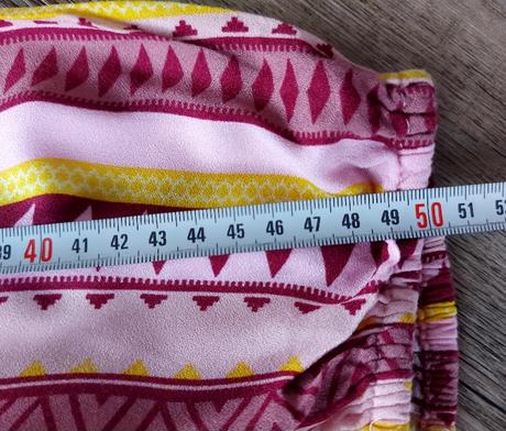 Vzorovaný rúžový top, 38