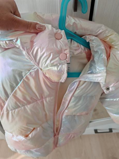 Úžasná biela menivá bundička 116, neolutujete, primark,116