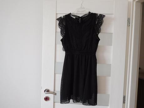 Šaty čierne, dámske 38,v, 36