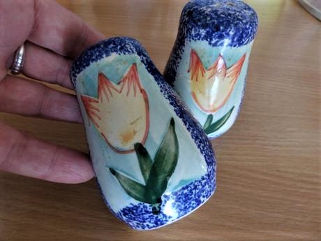 Porcelánové soľničky,