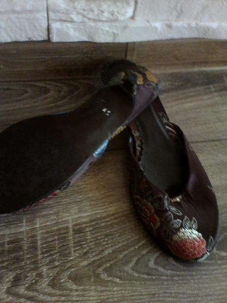 Saténové šlapky, next,38