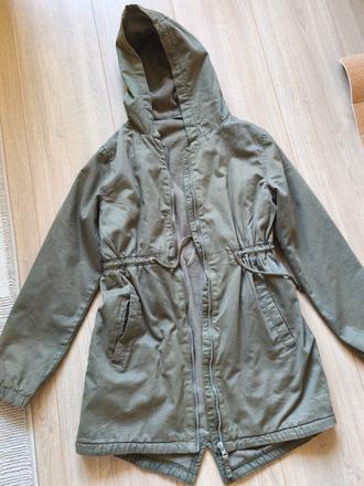 Zateplená parka bavlnená 146, 146