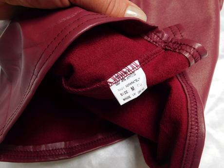 Trendy elegantna koženkova sukna, 36