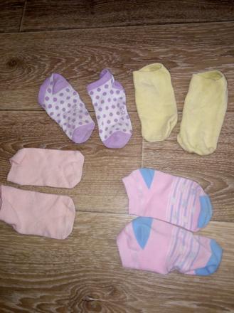 Členkové ponožky 27-30 dievčenské 4kusy, lupilu,28