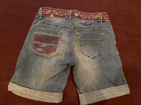 Riflové šortky desigual 26, desigual,xs