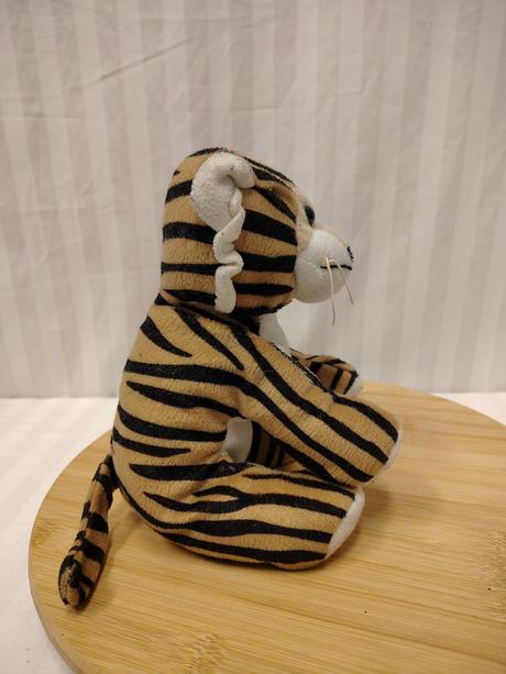 Plyšový hnedo čierny tiger, fun-tastic, 21 cm, 