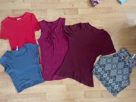 Balík tričiek 10ks, xs