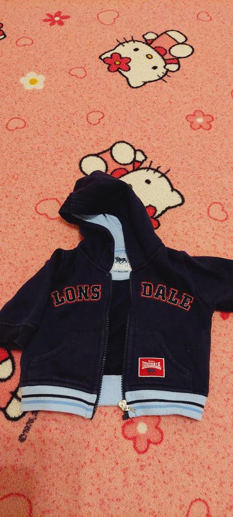 Mikina 3-6 mes, lonsdale,62