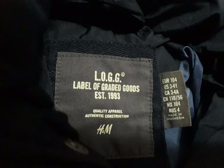 Zimná bunda, h&m,104