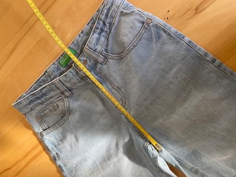 Značkové kratasove rifle (pepe jean, benetton), pepe jeans,140