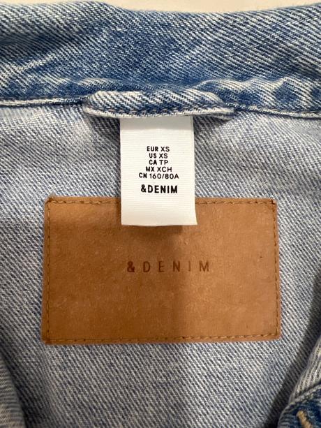 Rifľová bunda, h&m,xs