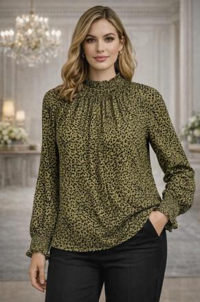 H&m elegantná vzorovaná blúzka, h&m,xl