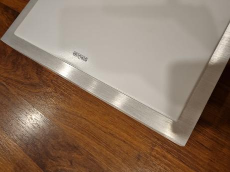 Štýlová led lampa- štvorec s hliníkovým rámom,