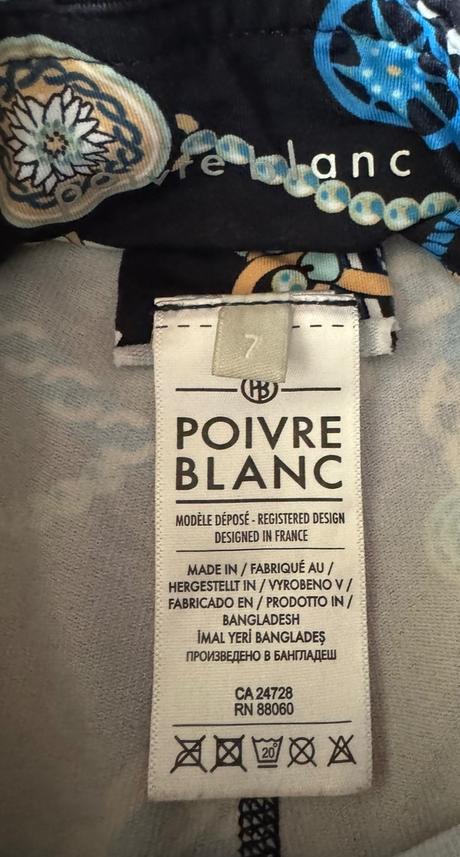 Dievčenské legíny poivre blanc, 122