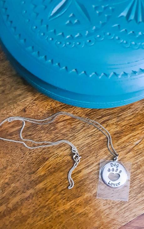 925 striebro náhrdelník pre milovníkov psov,