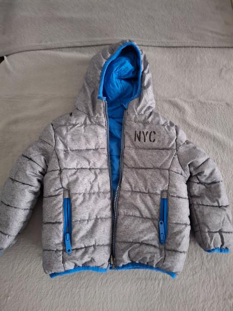 Detská zimna obojstranná bunda, next,86