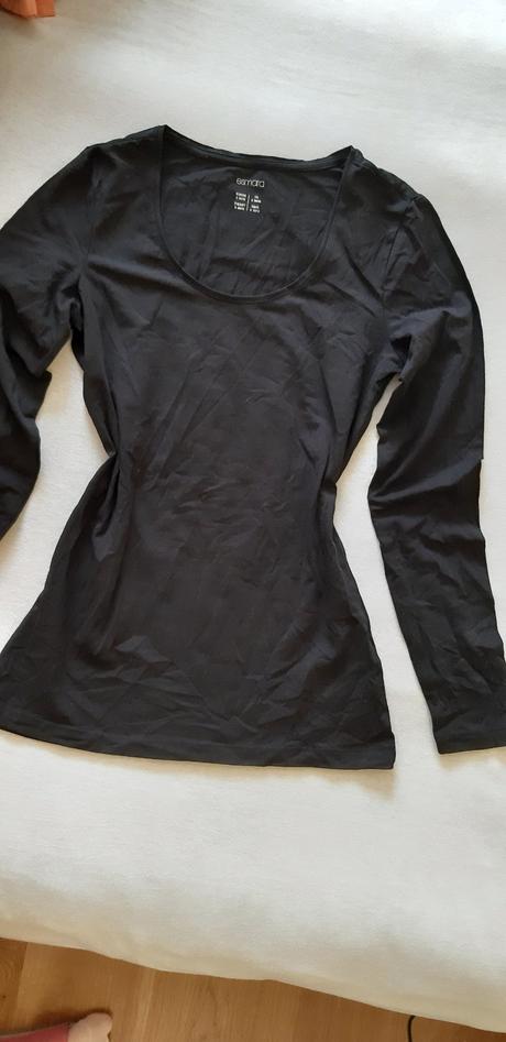 Čierne elastické tričko, esmara,s