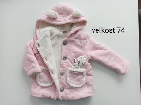 Tepláková zateplená bundička, takko,74