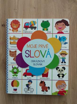 Detská knižka moje prvé slová,