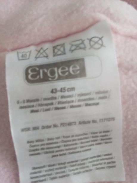 Detská čiapka, ergee,44