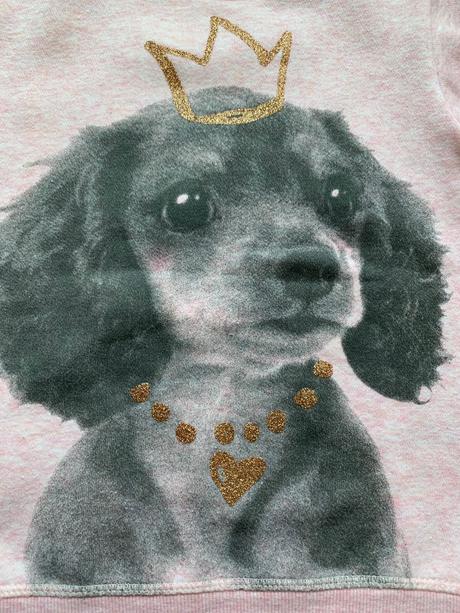 Tricko/mikinka so psikom 4-6.rokov, h&m,110