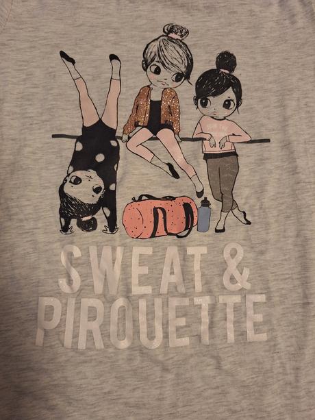 Krásne tričko, h&m,134