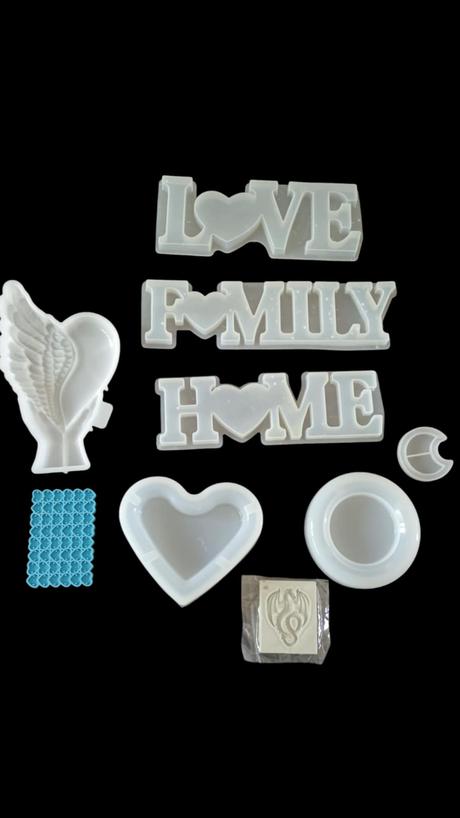 Silikonové formy na prácu so živicou,